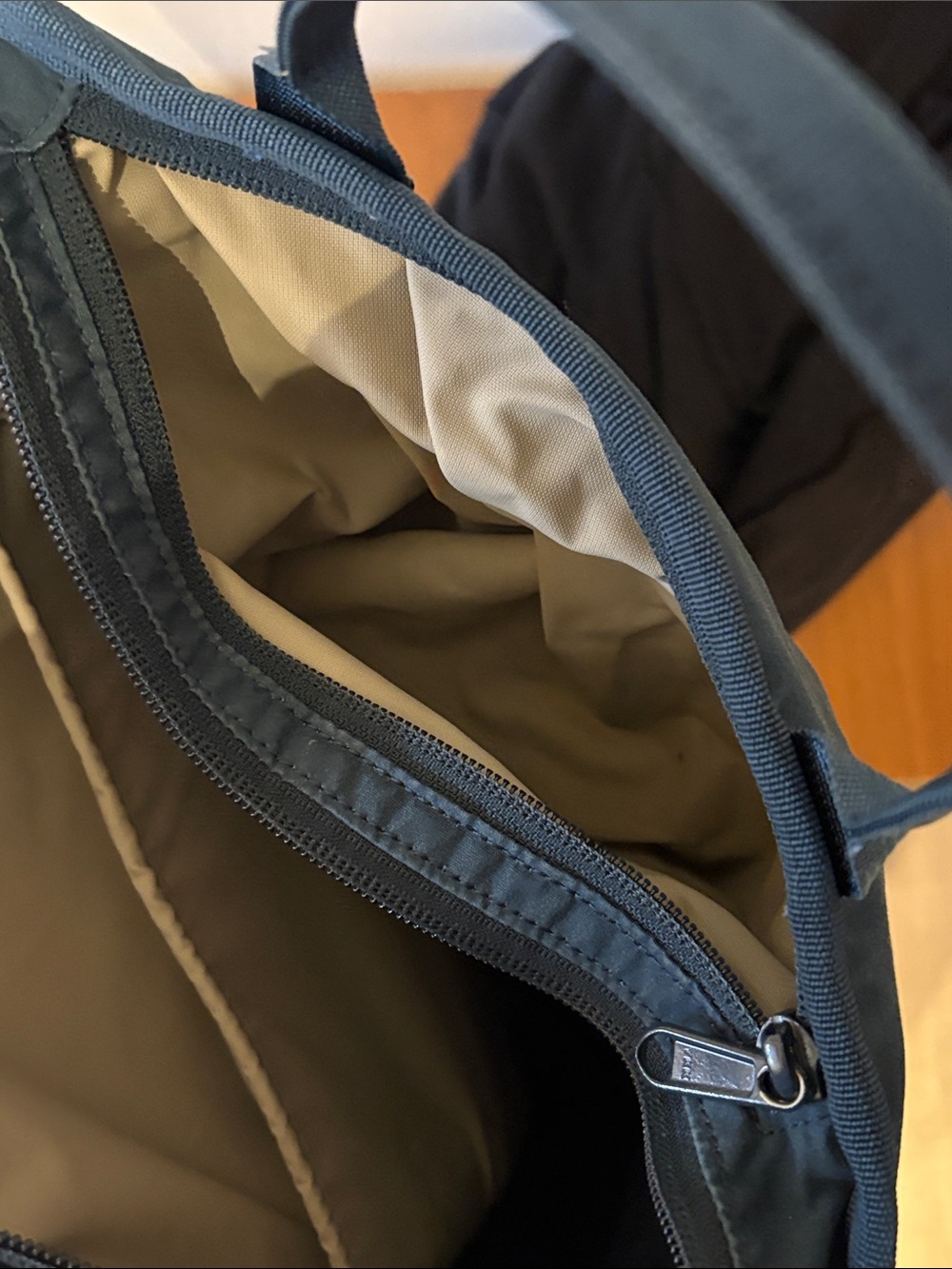 Fjallraven Dark Blue Canvas Laptop Tote Backpack - Picture 5 of 5
